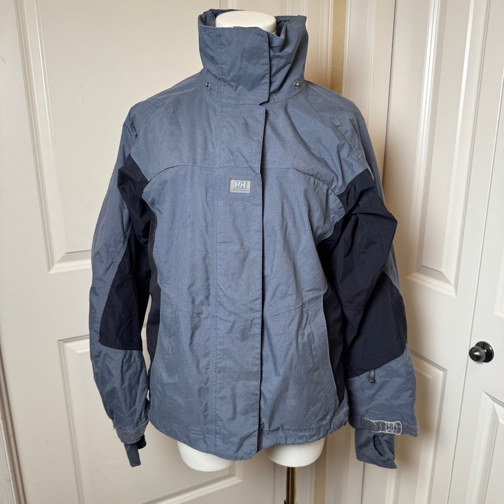 Helly Hansen Women’s Small Helly Tech Ski Jacket Blue Waterproof Insulated
